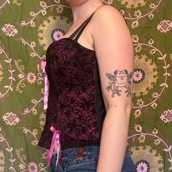 Sexy coquette alt lace corset bustier - Picture 5 of 9